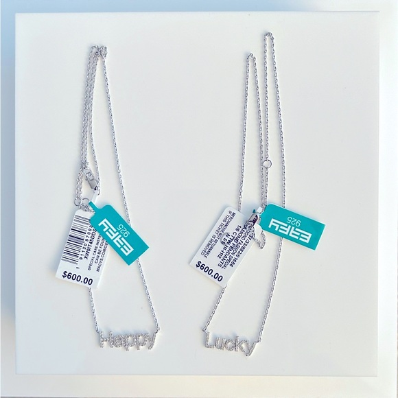 Dillpicky show only- buy Happy get Lucky for FREE!! EFFY Lucky Diamond Necklace - Picture 8 of 9